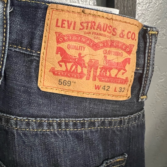Levi’s Strauss & Co 569 Mens Jeans - Picture 3 of 5